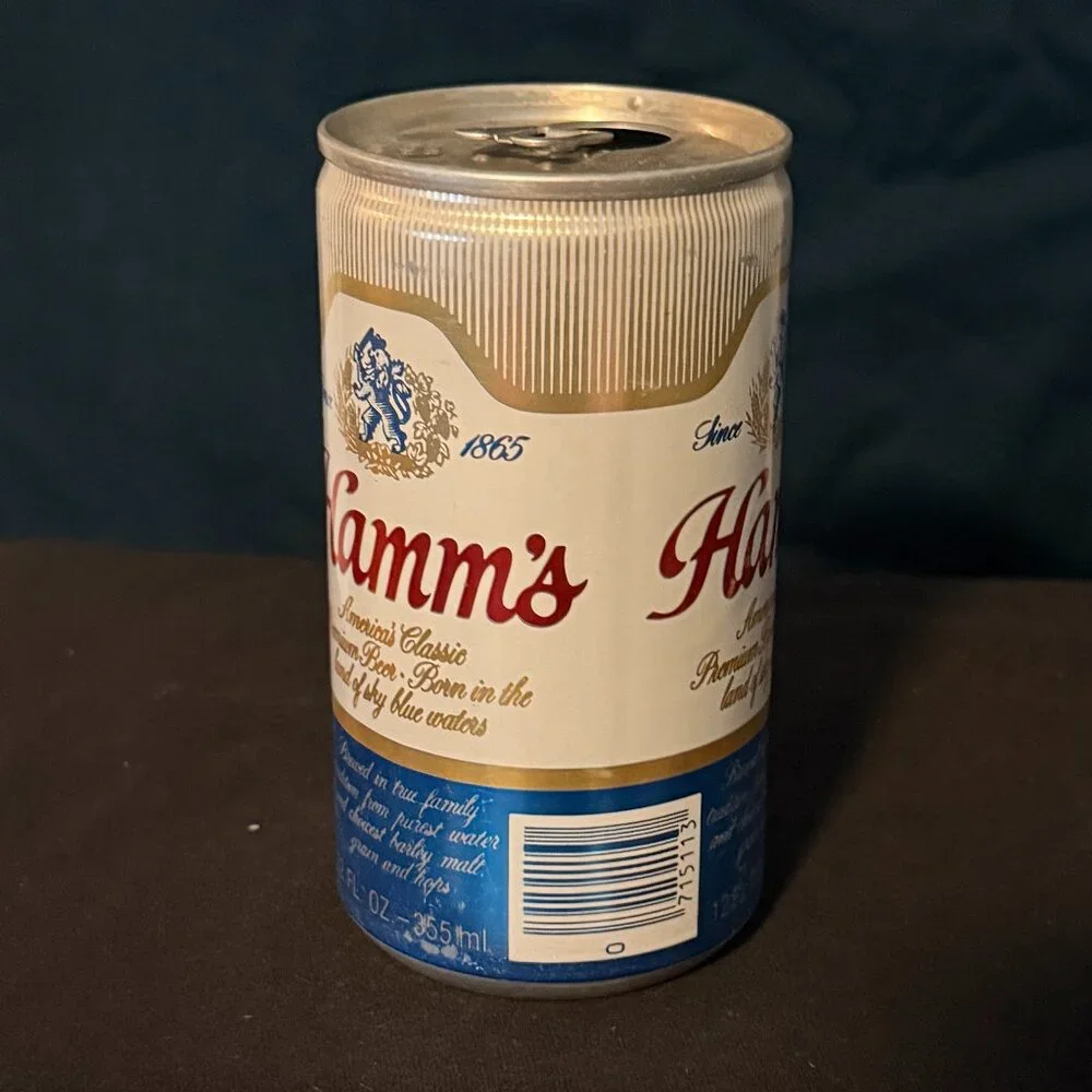 Hamm's vintage beer can